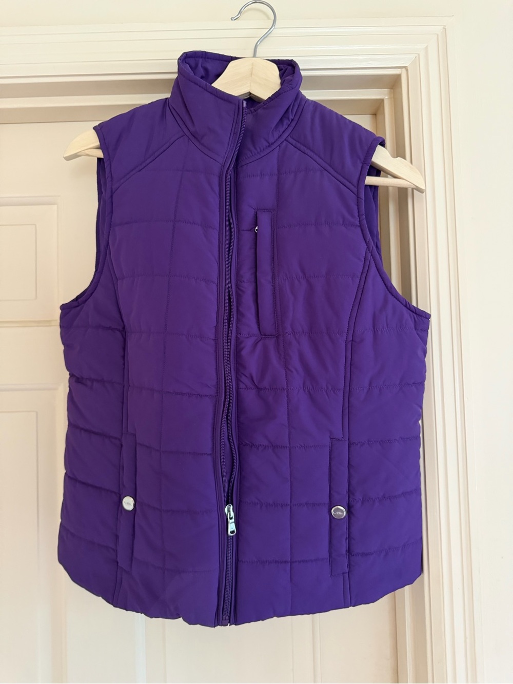 Ralph Lauren Purple Quilted Puffer Vest - Women
